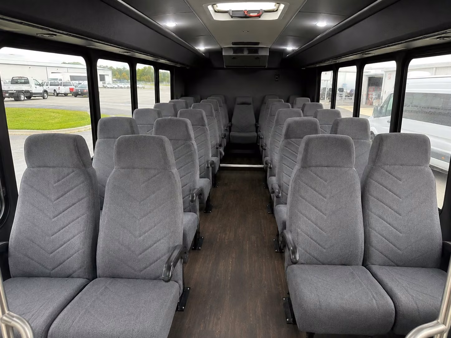 15 passenger minibus interior