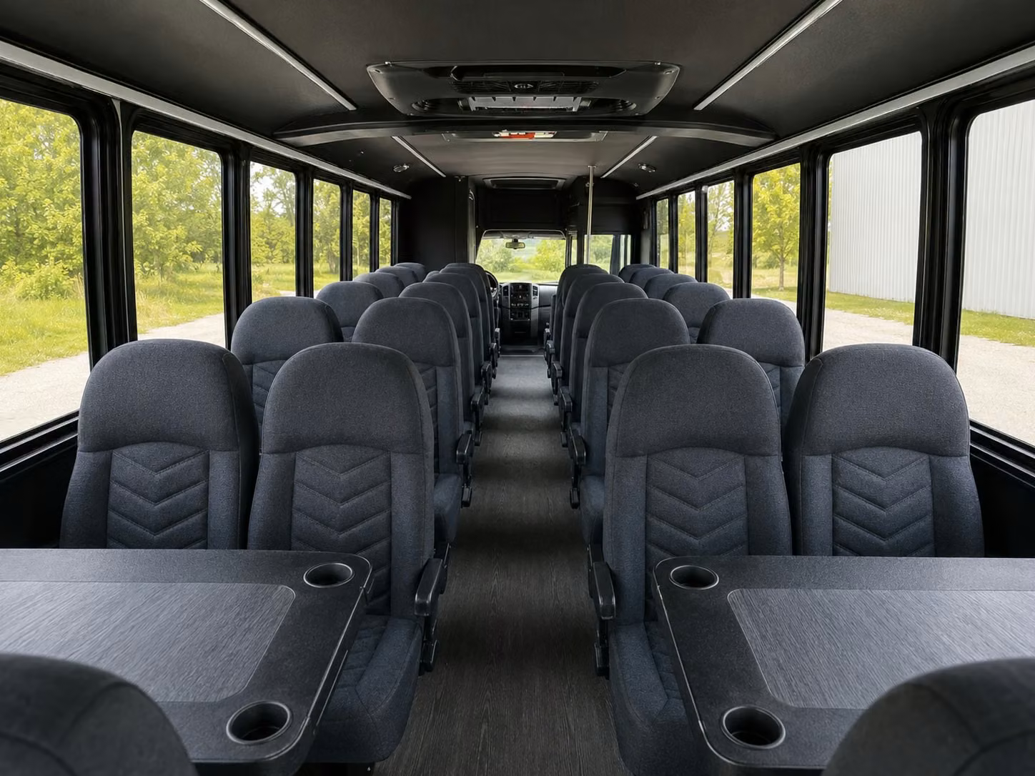 20 passenger minibus interior