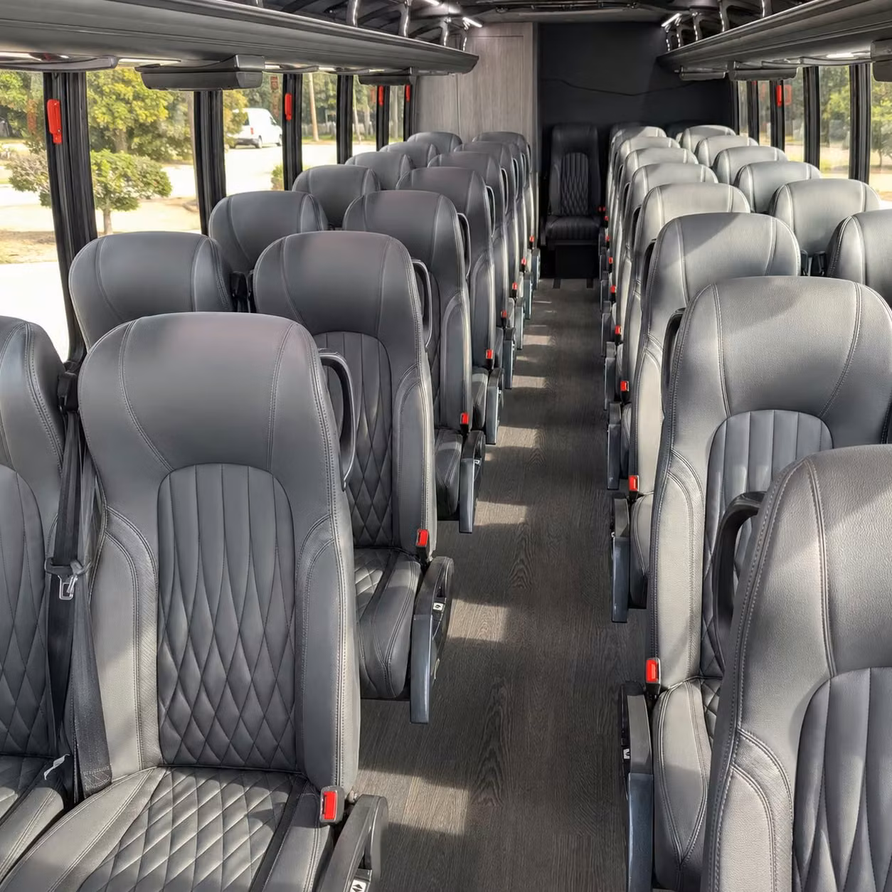 25 passenger minibus inside