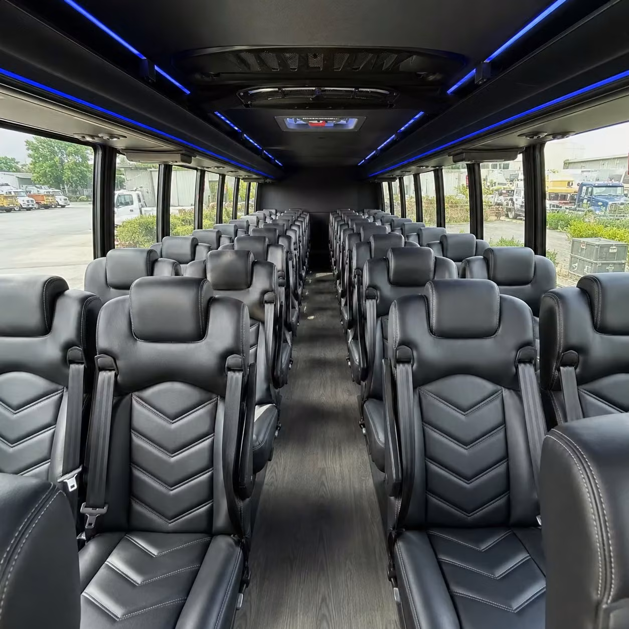 30 passenger minibus inside