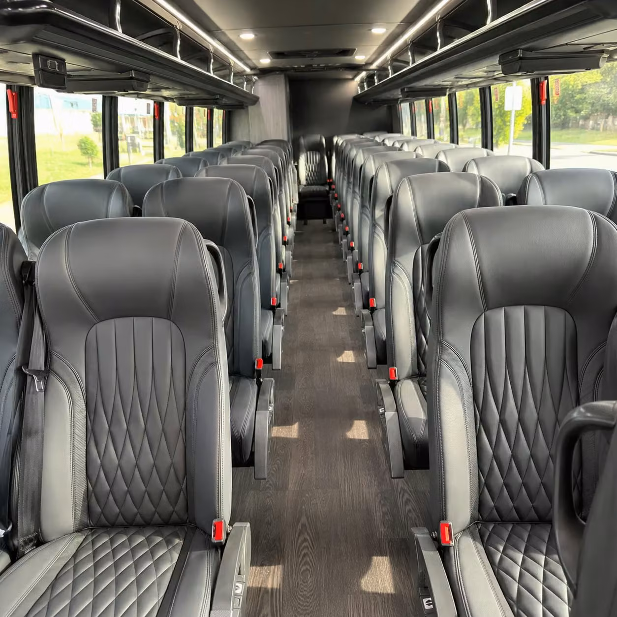 35 passenger minibus interior