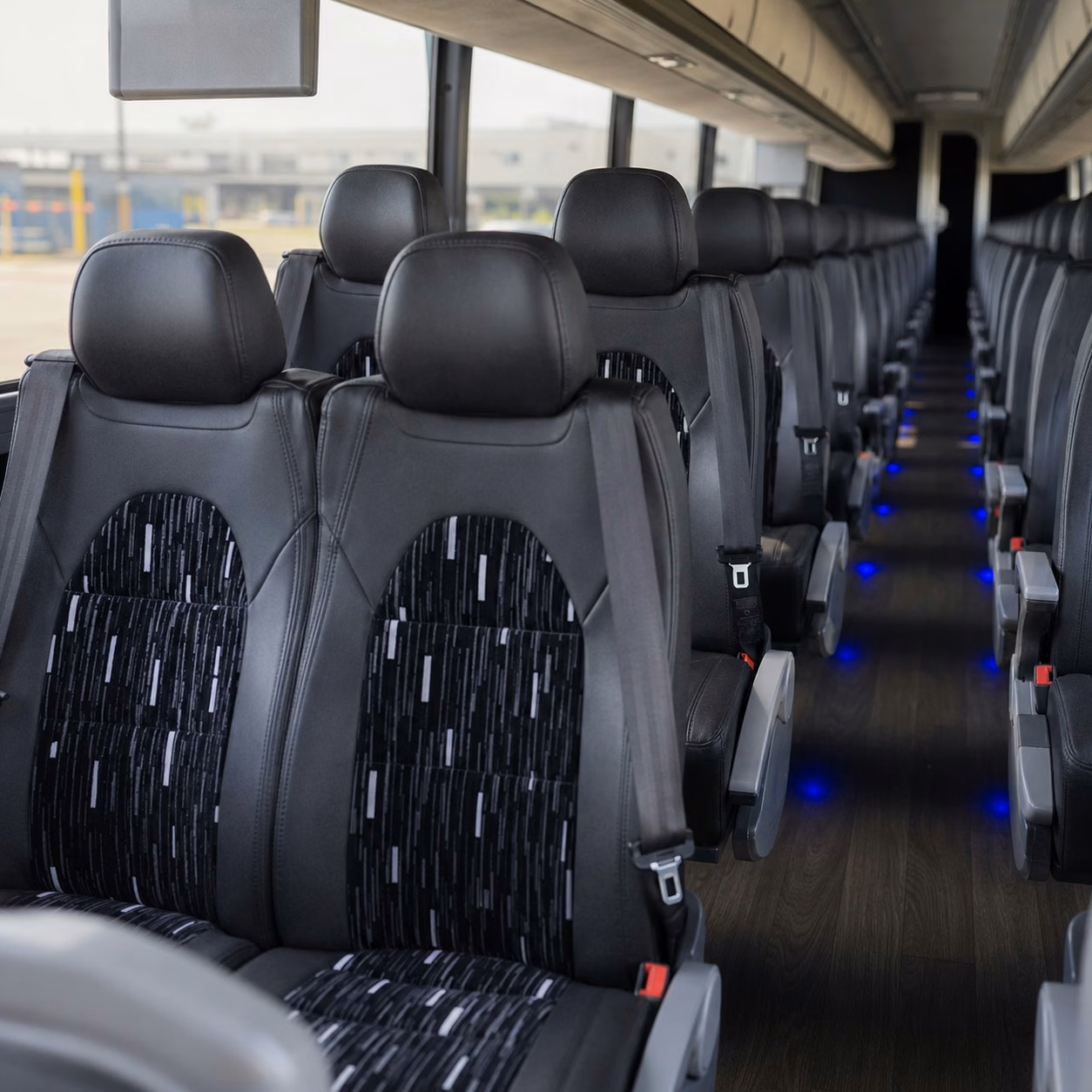 baltimore charter bus inside
