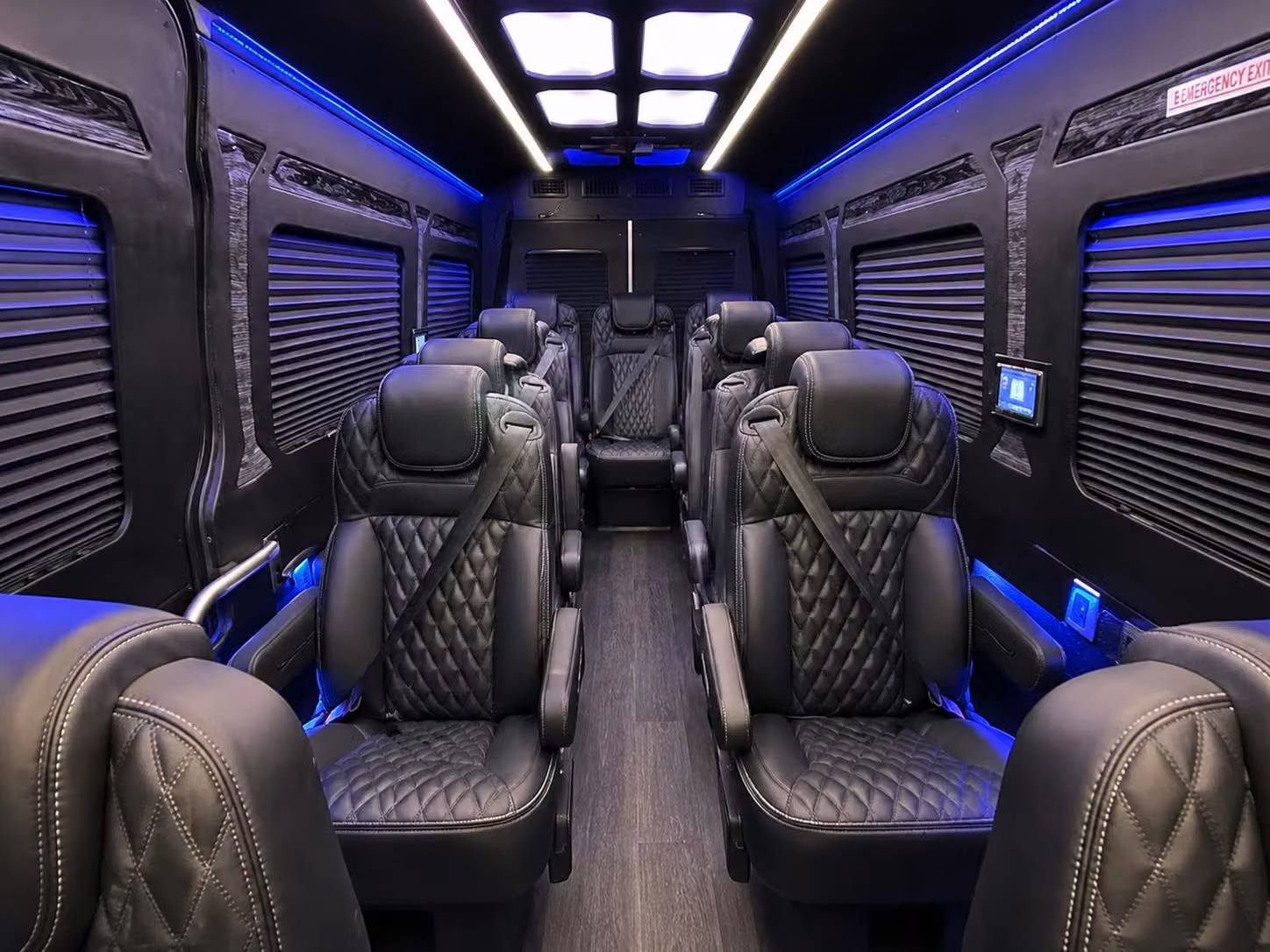 sprinter van with driver interior